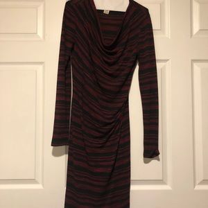 Red and Black max studio dress